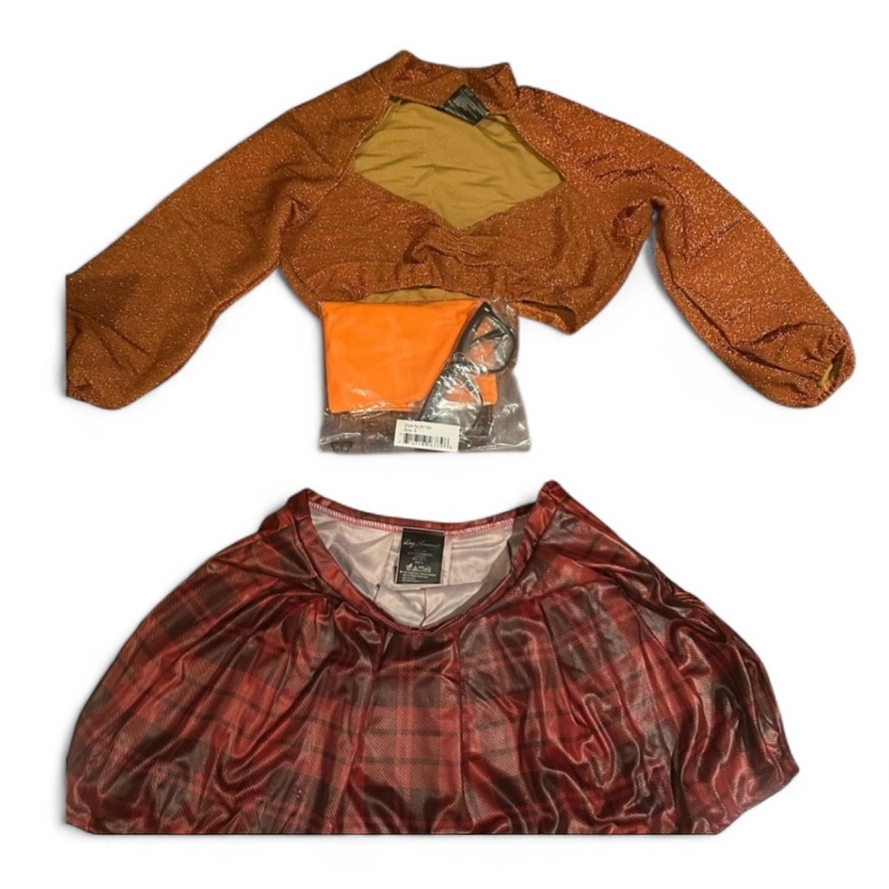 Leg Avenue Scooby Doo Velma Sexy Nerd costume set New size small